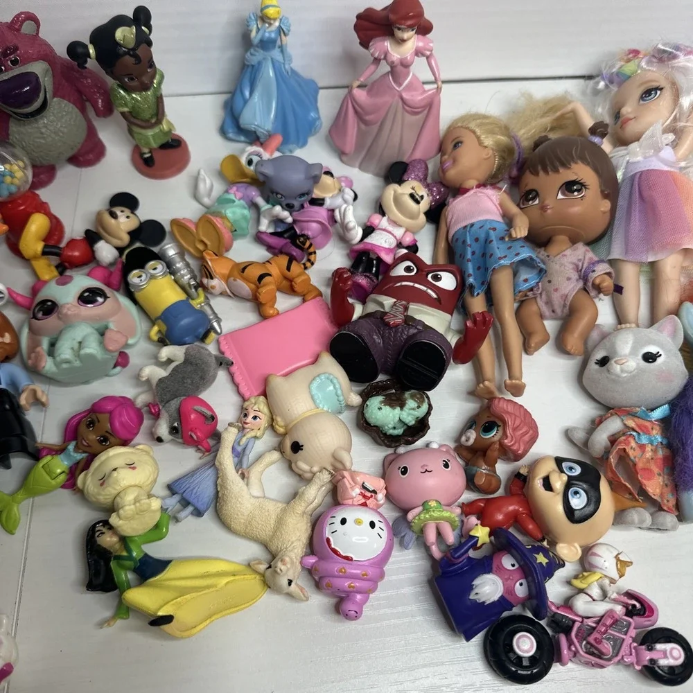 Girls Toys Junk Drawer Lot Figures Accessories More Disney Princess & More